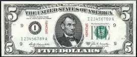 Federal Reserve Note Specimen